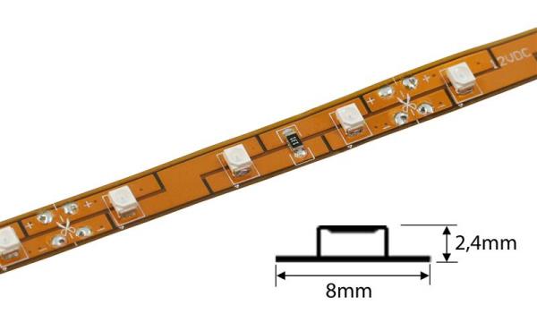 LED-strip 12V 60LED-4,8W/m geel dimbaar IP20 5m afbeelding 2