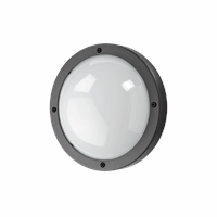 SG Primo LED plafondlamp E27 grafiet rond IP65 IK10 623570 afbeelding 2