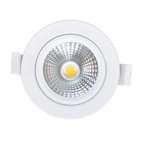 Inbouwspot BathLED 5W 2700K 450lm IP44 wit Rond