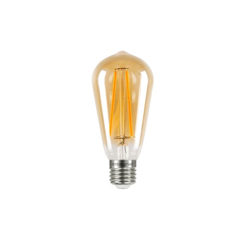 LED long filament ST64 E27 2,5W 1800K 170lm amber