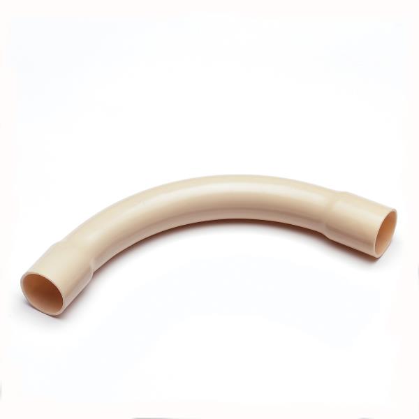 Wavin PVC bocht 90° 5/8" creme afbeelding 2