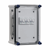 Lichtgroepenkast inst.aut. 3x16A incl. rails afbeelding 2