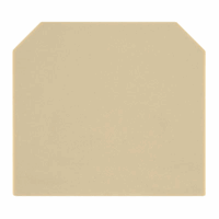 End plate (terminals), 50 mm x 1.5 mm, Beige afbeelding 2