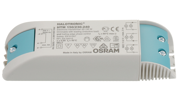 Osram elec.trafo 230/12V 50-150W HTM150