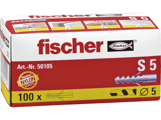 Fischer Plug nylon 5mm S5