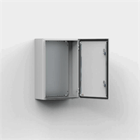 Wandmontagekast, enkele deur 800x600x300mm