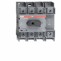 Lastscheider 4P, 125 A bodem / DIN-rail montage afbeelding 2
