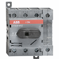 Lastscheider 4P, 45 A bodem / DIN-rail montage afbeelding 2