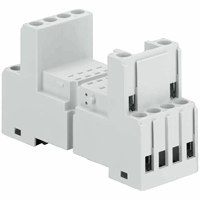 Relaisvoet voor 2 c/o of 4 c/o cr-m relais afbeelding 2