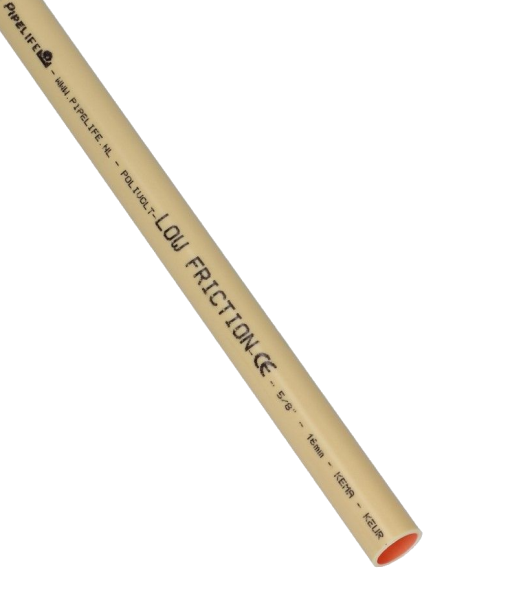 Pipelife Polivolt Installatiebuis PVC 5/8" (ø16mm) Low Friction crème (4m) PVC BUIS 5/8 CR LF