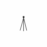 Slv 155540 Fenda Lamp Voet E27 3Poot Zw afbeelding 2