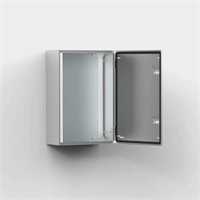 Wandmontagekast, RVS304, 400x400x210mm