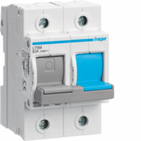 Hager Patroonlastscheider D01/02 1-P+N 63A L75M afbeelding 2