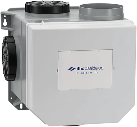 Ventilatie unit 375m³ CVE-S-ECO SP met RV/perilex