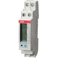 Energiemeter C serie 1x230Vac, 40A, 1xS0 pulse of