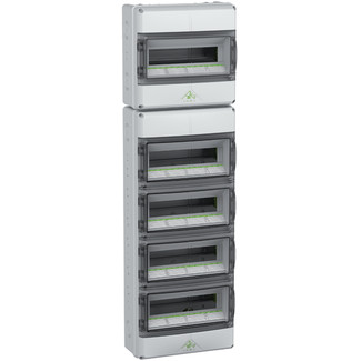 Verdeler modulair opbouw IP65 5x14mod. AK70 afbeelding 2