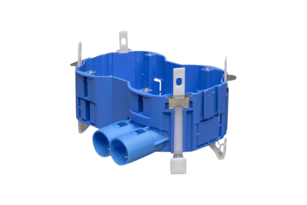 ABB HW252-F hollewanddoos dubbel 50 mm 2x16/19/20mm gipsplaat of houtenwand (1SPA007126F0421)