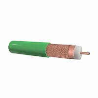 Coax 12 grondkabel 75Ω groen (knip) afbeelding 2