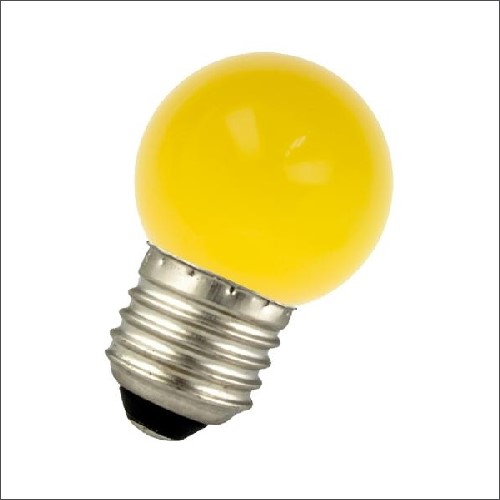 LED-kogel G45 E27 220-240V 1W geel afbeelding 2