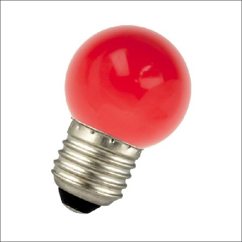 LED-kogel G45 E27 220-240V 1W rood afbeelding 2