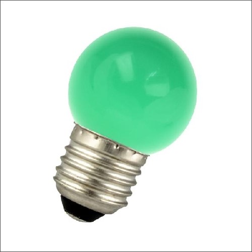 LED-kogel G45 E27 220-240V 1W groen afbeelding 2