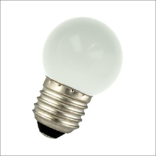 LED-kogel G45 E27 220-240V 1W 2800K wit