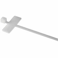 Bundelband 100x2,5mm transparant met tekstplaat