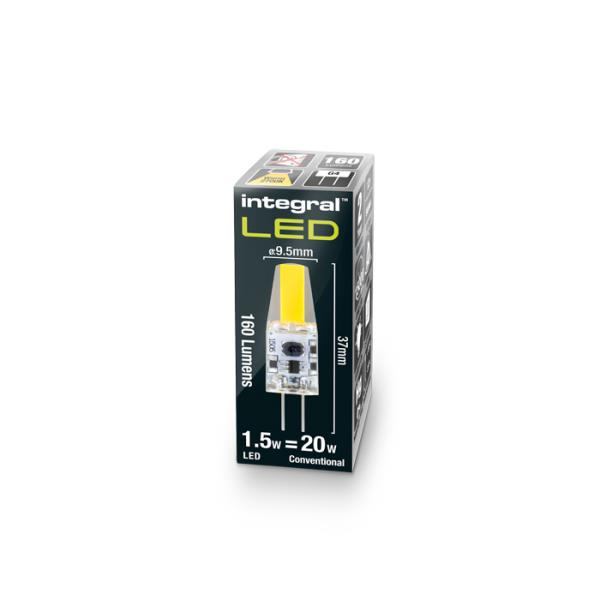 LED-capsule G4 1,5W 2700K 160lm 275° helder