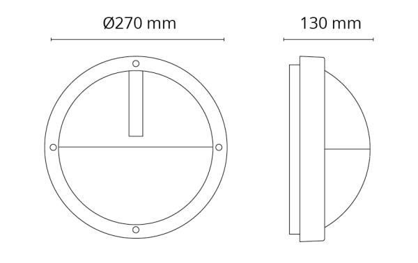 Uno zwart LED 3000K