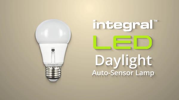 LED-lamp GLS sensor E27 8,5W 2700K 806lm 200° mat