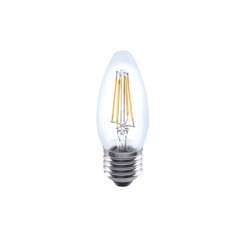 LED-kaars filament E27 4,5W 2700K 470lm 300° dimb afbeelding 1