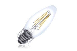 LED-kaars filament E27 4,5W 2700K 470lm 300° dimb afbeelding 2
