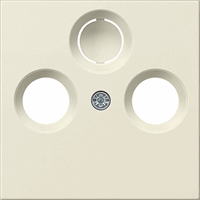 Gira System 55 Cpl coax antennedoos crème 086901 afbeelding 2
