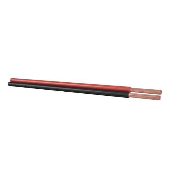 Luidsprekersnoer Eca 2x0,5mm² rood/zwart (100m) afbeelding 2