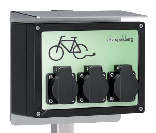 Regenkap tbv fietsenoplaadpunt BCS WP1