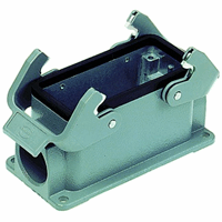 Sokkelbehuizing Ind.connector M20 IP65 rechthoekig