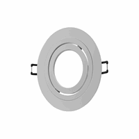 Inbouwspot rond AR70 kantelbaar wit afbeelding 1