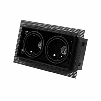 LED inbouwspot 2-voudig voor AR70 zwart draaibaar kantelbaar 148-052 afbeelding 1