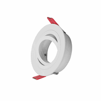 Inbouwarmatuur 50mm rond ø92mm inst. wit afbeelding 1