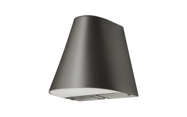 LED up & downlight grafiet dimbaar 18W 3000K 230V