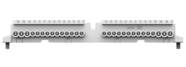 Gewiss aardrail 12M 80A N/E 2x(3x16+11x10) GW40412B afbeelding 2