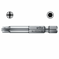 WIHA Professional Bit 1/4" E6,3 7049 Xeno SL/PZ1x70 afbeelding 2