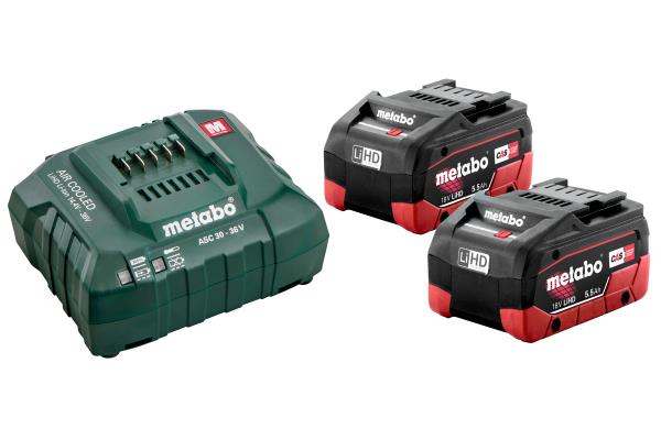Metabo Basisset 18 V: 2 X L Basis-Set: Accu-Packs afbeelding 2