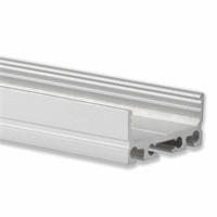 PN4 LED Profile 200cm, flat, LED strips max. 24 mm afbeelding 2