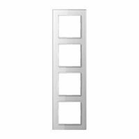 Afdekraam 4v glas alpinewit ACR afbeelding 2