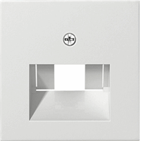 Gira System 55 Cpl UAE/IAE + netwerkaansl.doos zuiver wit 027003