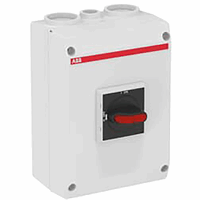 Werkschakelaar 4p 1m 18,5kW draaiknop IP65 afbeelding 2