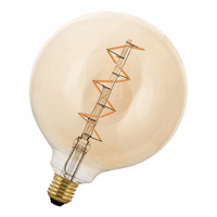 LED Filament G150 Big Johnny E27 240V 3W 2200K Gol afbeelding 2
