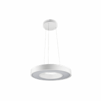 SG Circulus Pendel LED Plafondlamp mat wit 17W 3000K dimbaar 212006