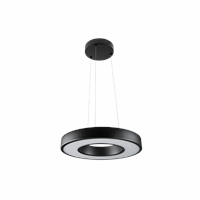 SG Circulus Pendel LED Plafondlamp zwart 17W 2700K dimbaar 36cm doorsnede in hoogte verstelbaar